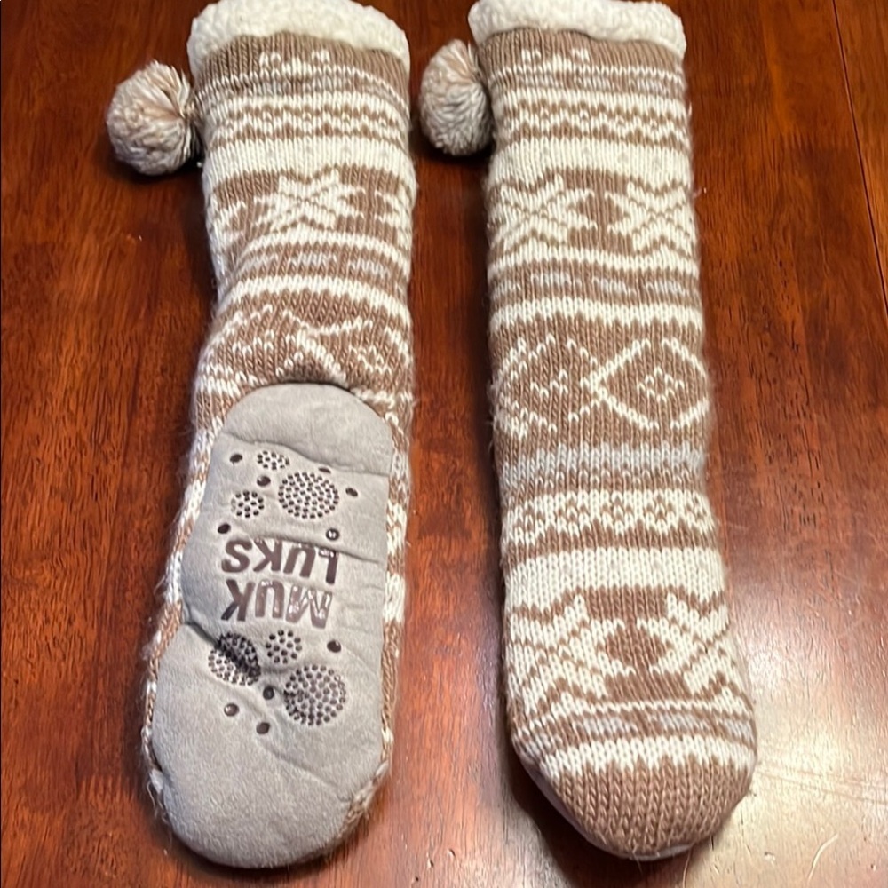 Muluk Muk Luks slipper socks